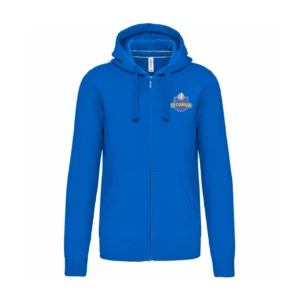 Sweat-shirt zippé capuche homme