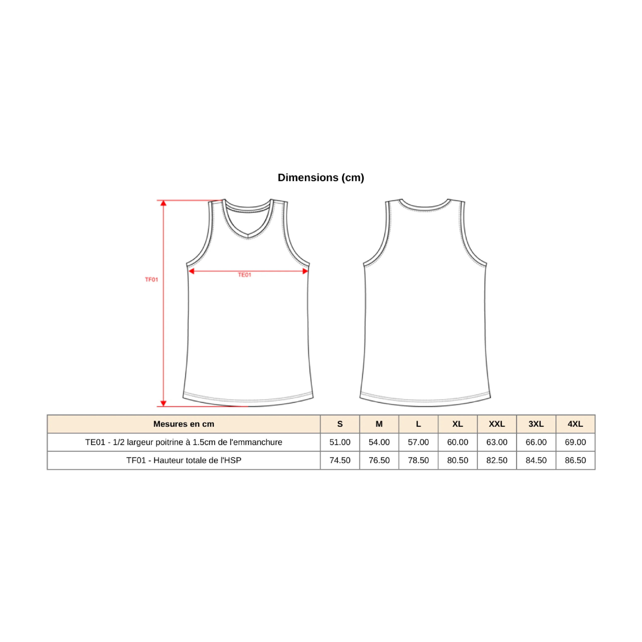 Maillot d'entrainement - Adulte