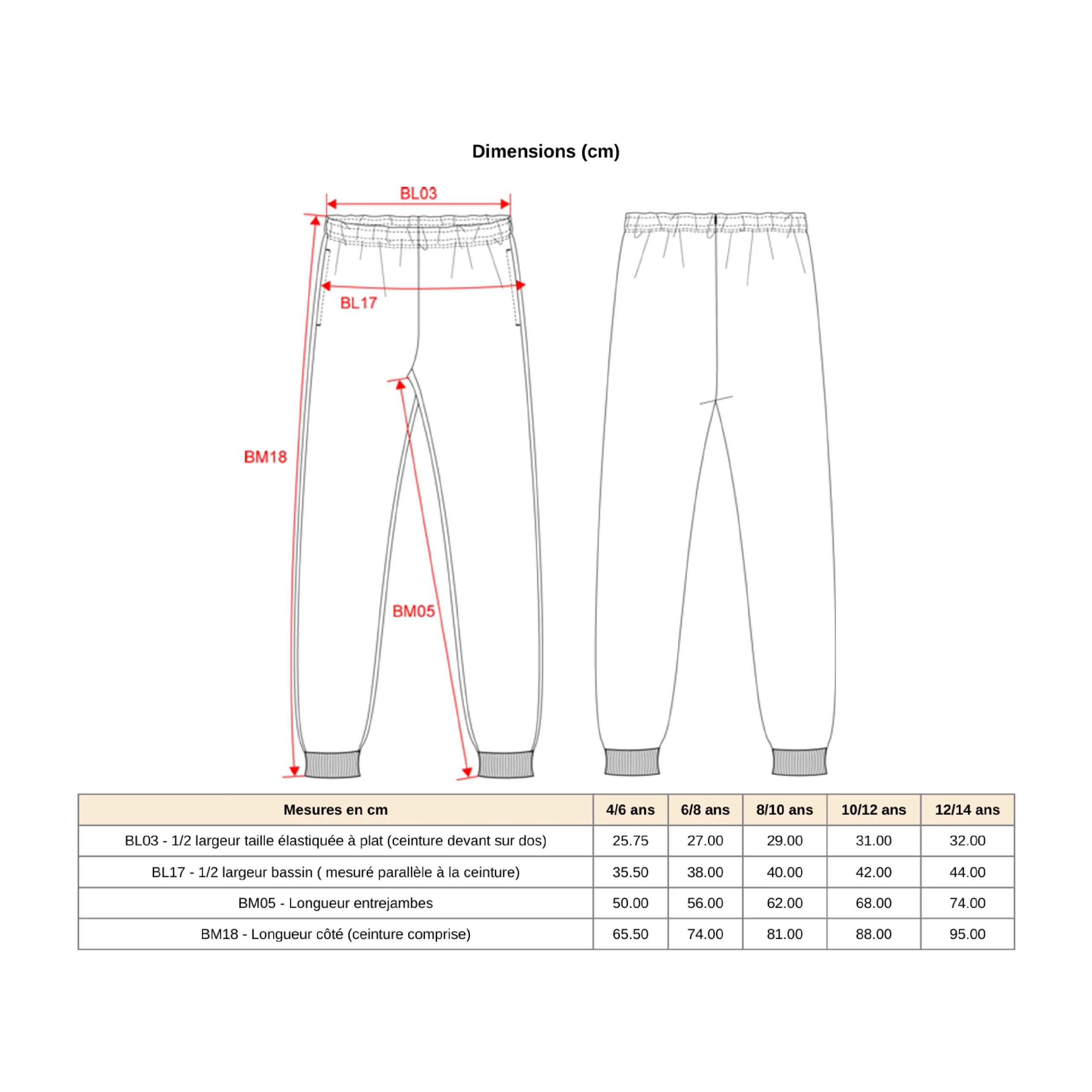 Pantalon jogging - enfant